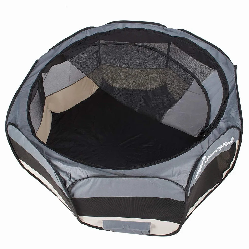 XhuangTech Pliable Niche de Jeu Portable pour Chien Chat 128 x 128 x 68 cm Gris