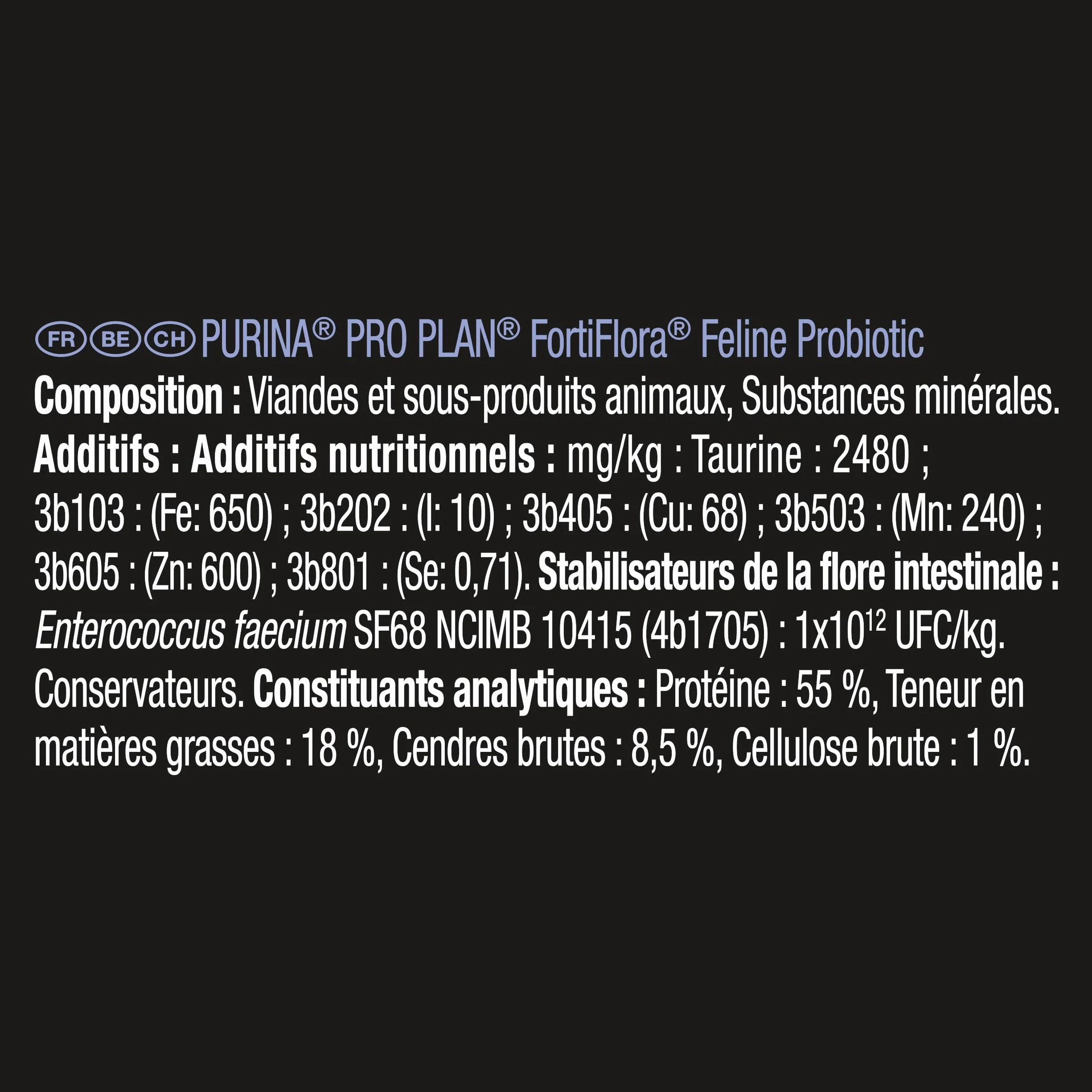 Purina Fortiflora Nourriture pour Chat 30 x 1 g