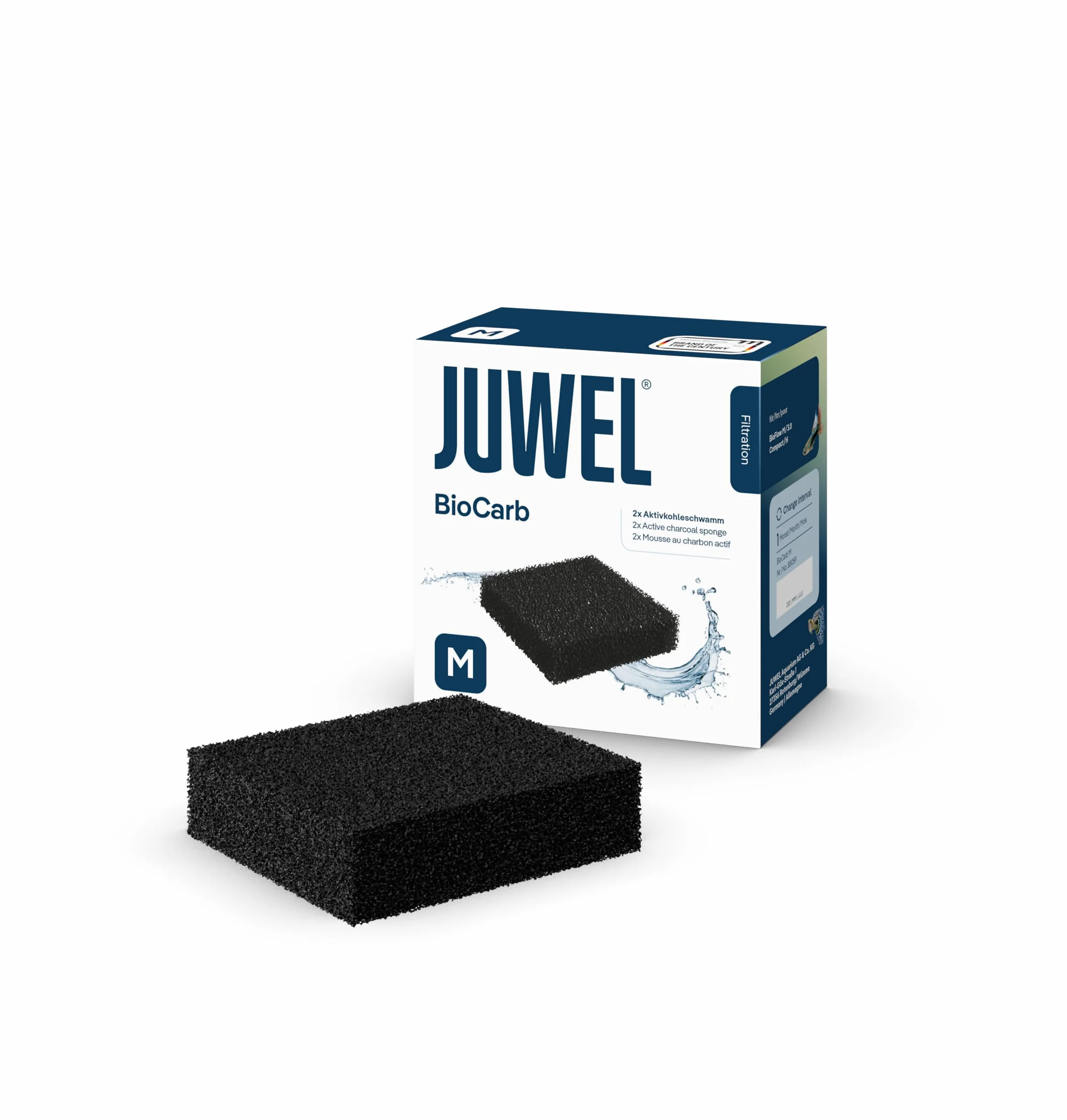 Juwel Biocarb Mousse Charbon Taille M Compact X2 Aquariophilie