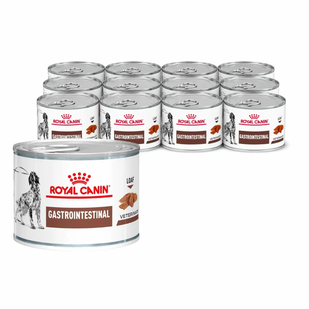ROYAL CANIN Veterinary Gastro-intestinale Mousse 12x200g Nourriture diététique complète pour Chiens Adultes