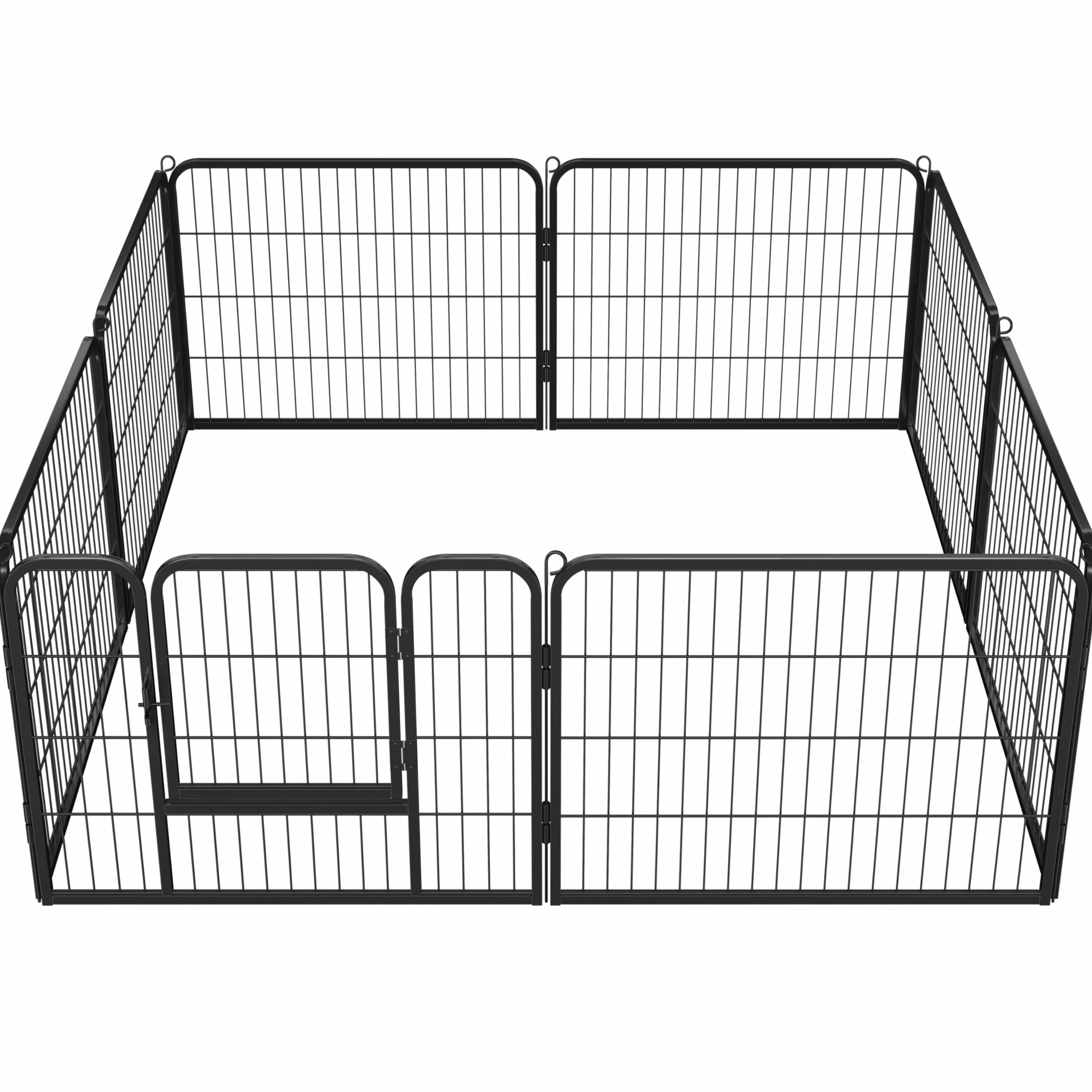 Abician Cage pour Chien Parc 8 Panneaux 80 x 60 cm Enclos Pliant pour Chiots