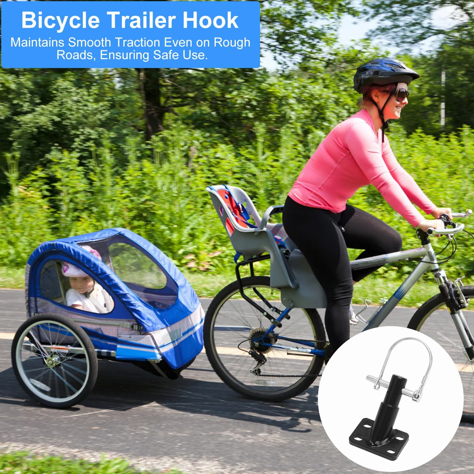 Attelage Universel pour Vélo avec Goupille de Sécurité VOSSOT
