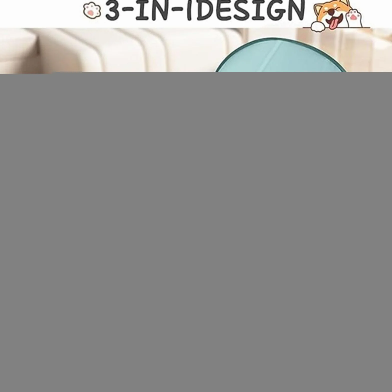 Parc pliable pour chat avec tunnel enclos tente portable animaux intérieur extérieur