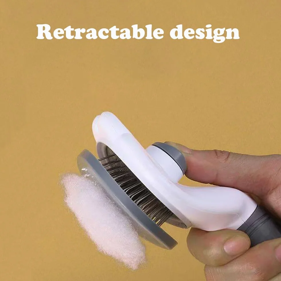 Outil De Toilettage À Un Clic pour Animaux | Facile Pour Peigner Les Poils Morts, Peigne Pratique Et Rapide Pour Chats Et Chiens(Blue)