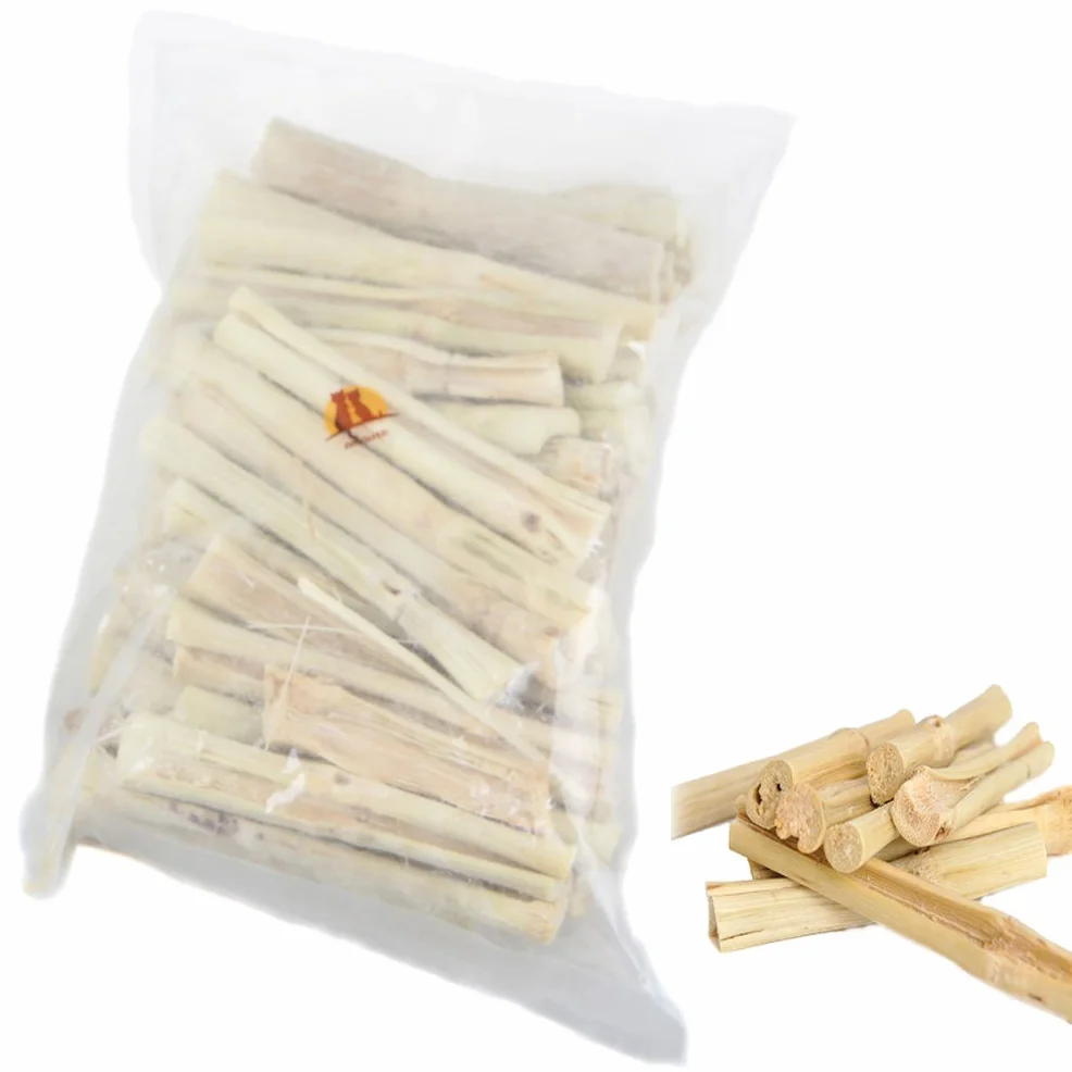 Bâtons de bambou naturel à mâcher pour lapins, rongeurs (500 g)