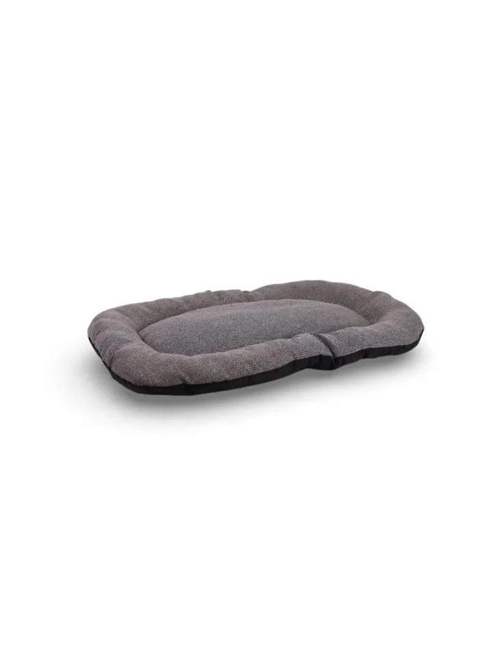 Coussin Ovale Anti-Derapant Gris Chien 80x50x6CM