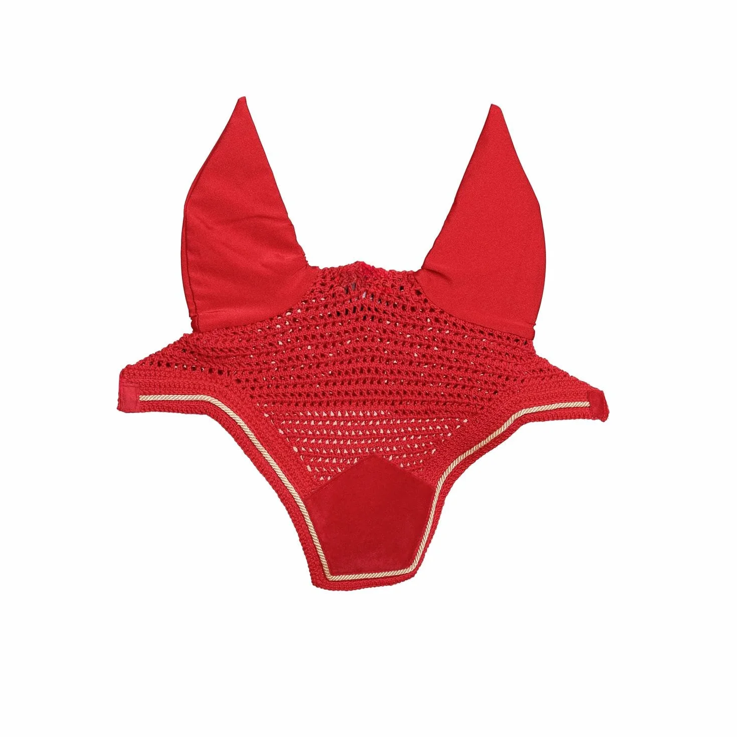 Kentucky Horsewear Bonnet Wellington Velours Rouge Cheval