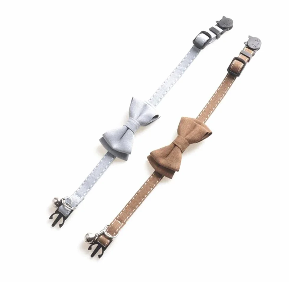 Collier pour chat avec clochette, réglable, fermeture rapide de sécurité