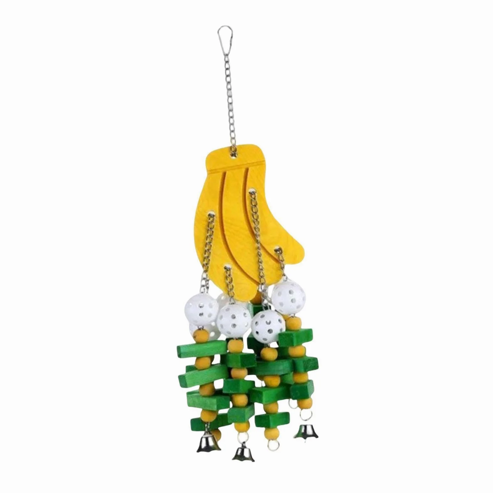 Jouet à mâcher pour Perroquet, Accessoire de Cage à Suspendre pour pinsons, cacatoès et Conures, pour l'entraînement.