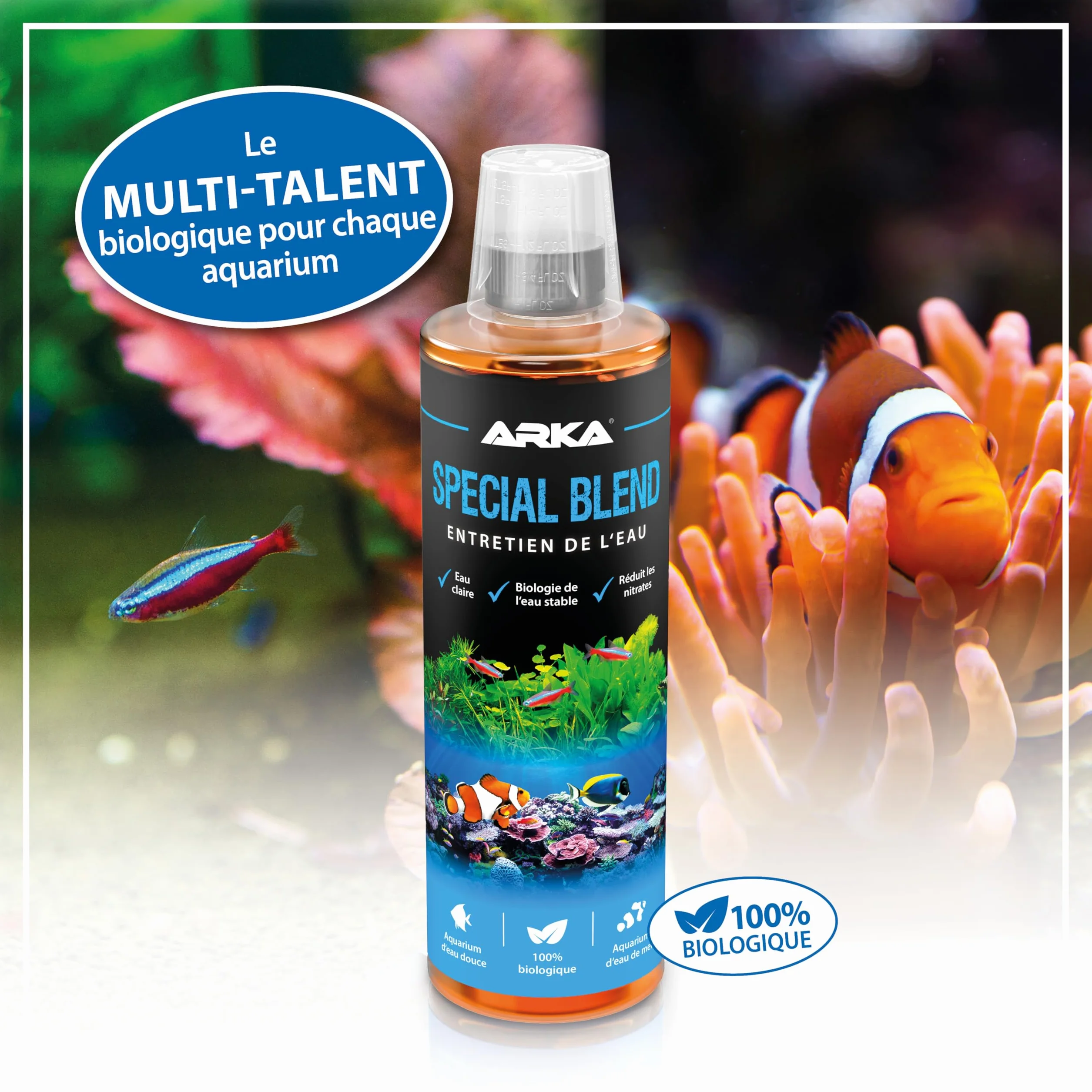 MICROBE-LIFT Special Blend Bactéries hautement Actives Aquarium Eau Douce mer
