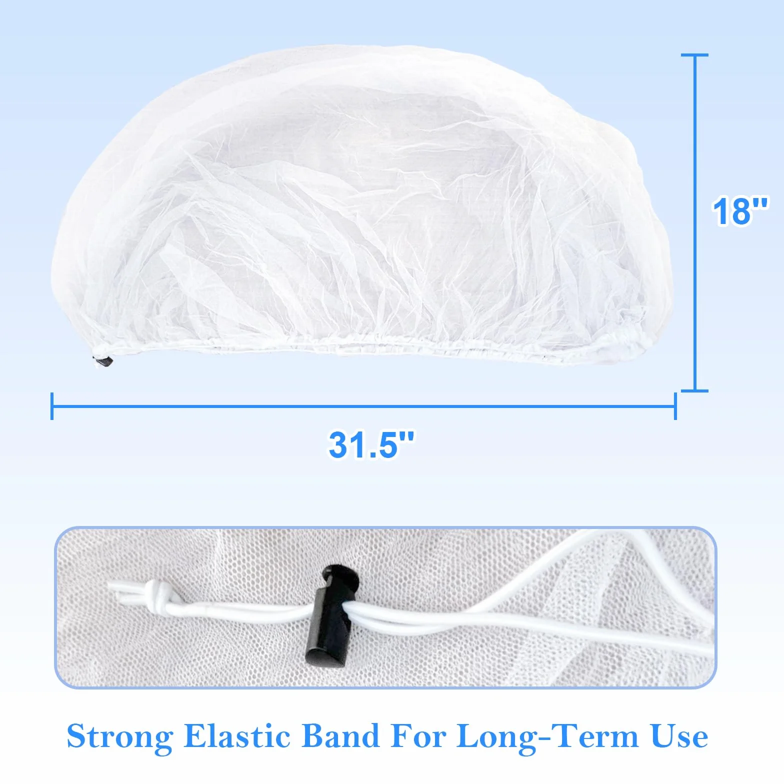Moustiquaire pour Lit Voyage 120x60cm Bébé avec Sac de Rangement Respirante Portable