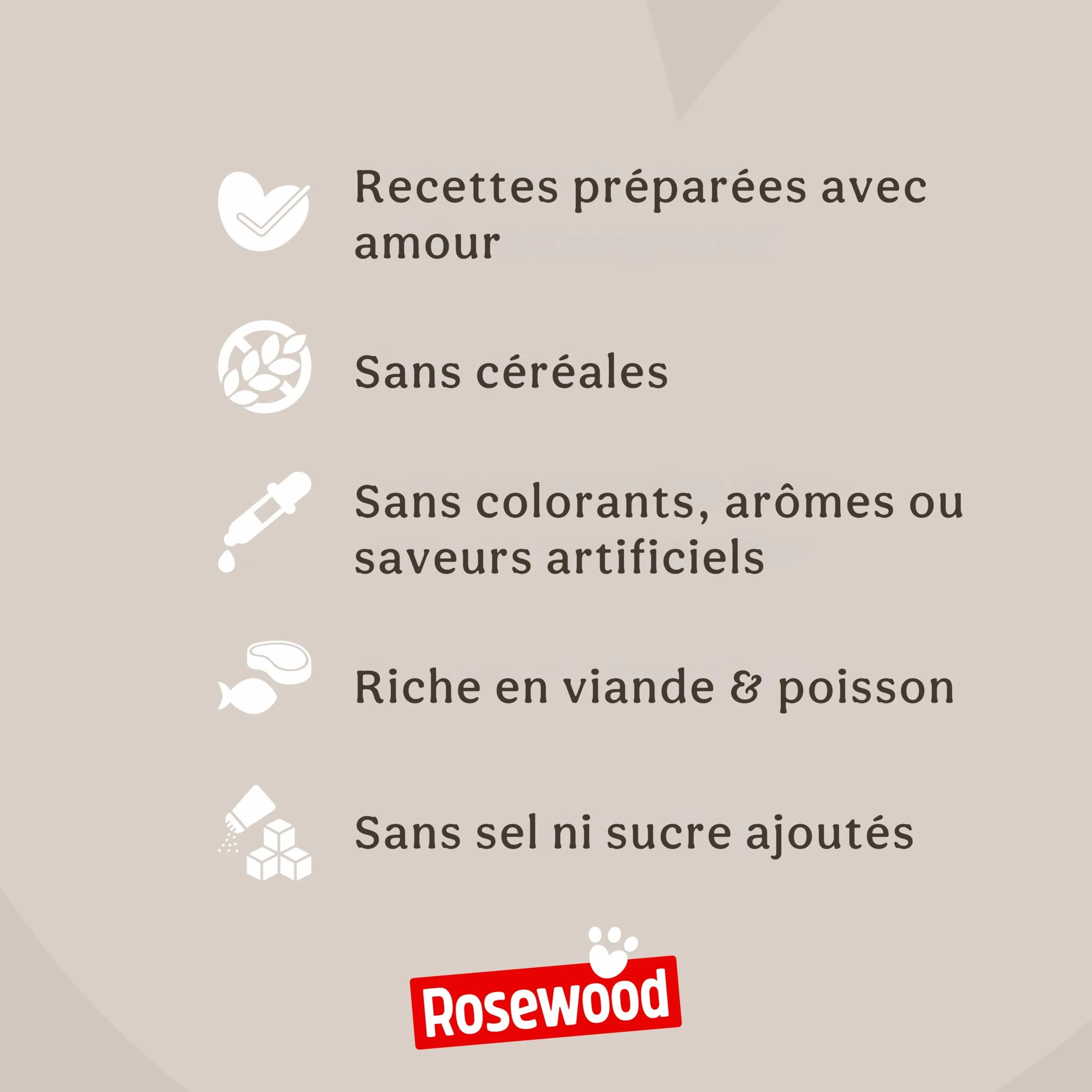 Rosewood Steak Bites Bœuf & Colin Friandise Tendre pour Chien Riche en Viande et Poisson sans céréales 100 g