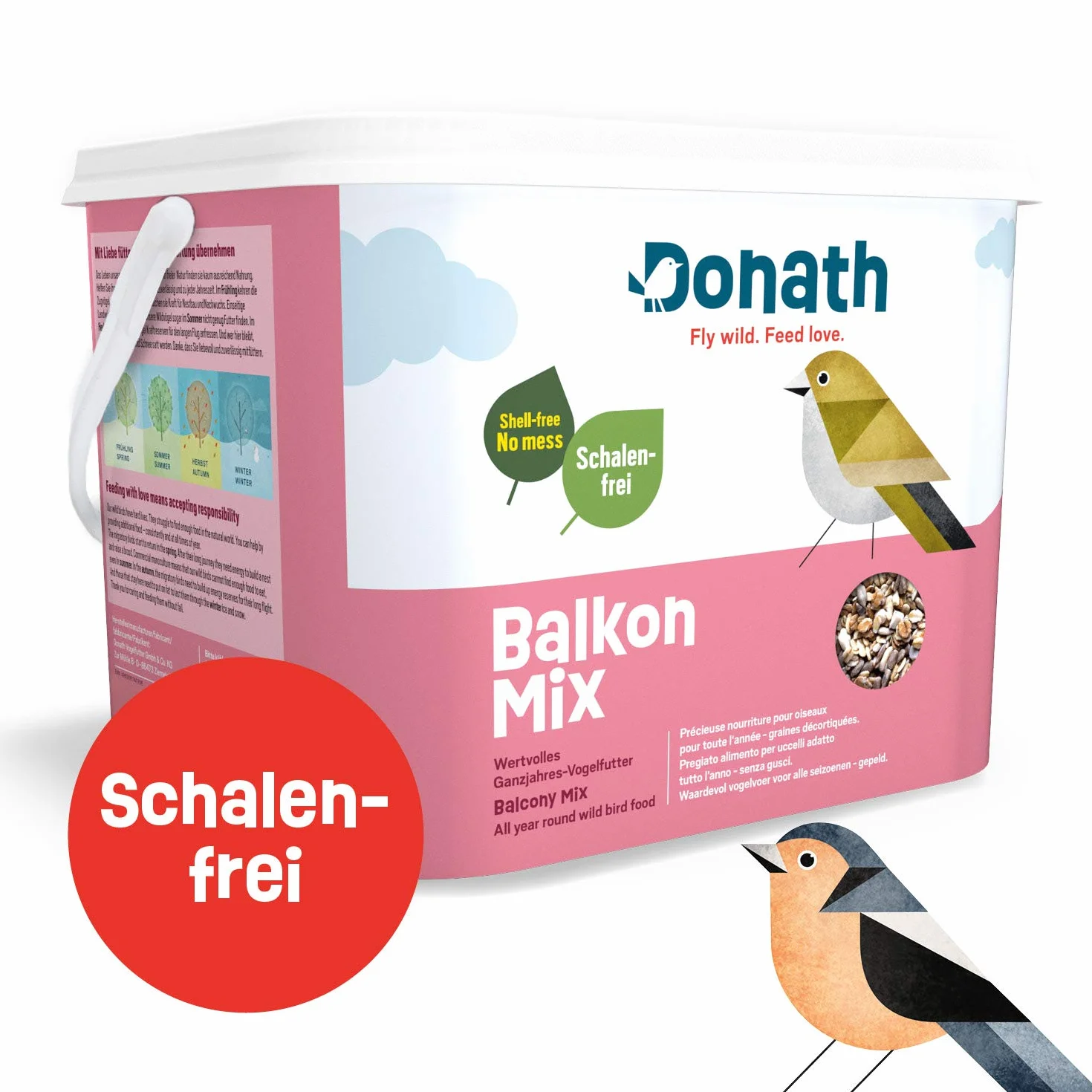 Donath Balcon Mélanger Nourriture Oiseaux Sauvages 5 kg