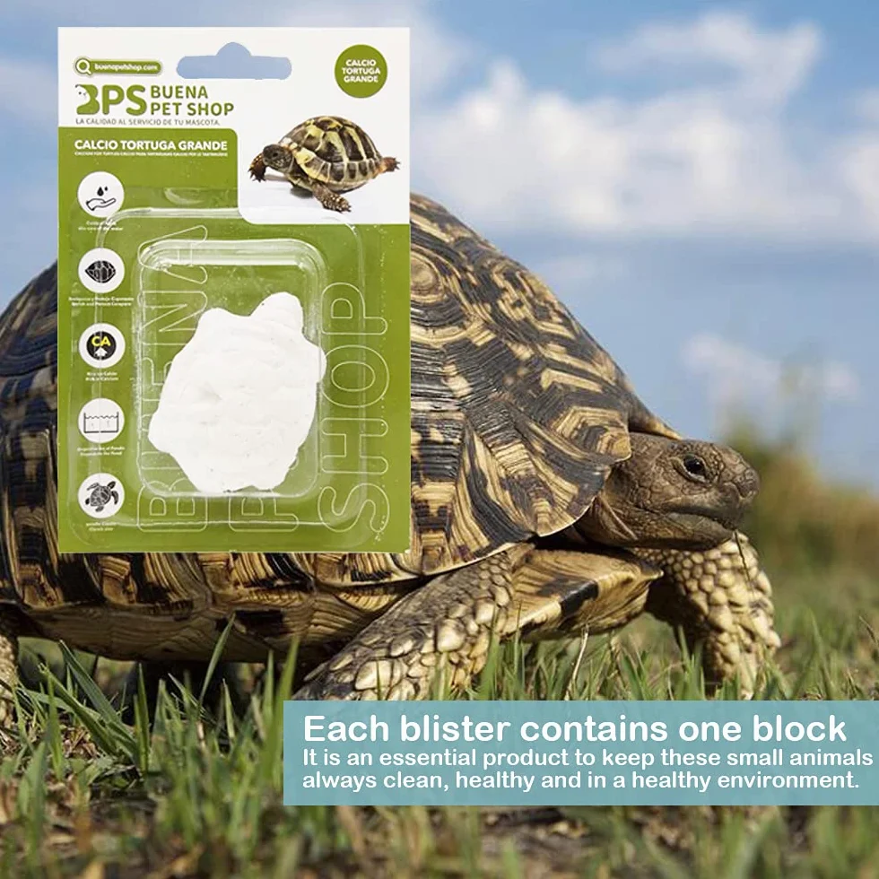BPS 12 pièces Bloc de Calcium pour Tortues Complément Naturel