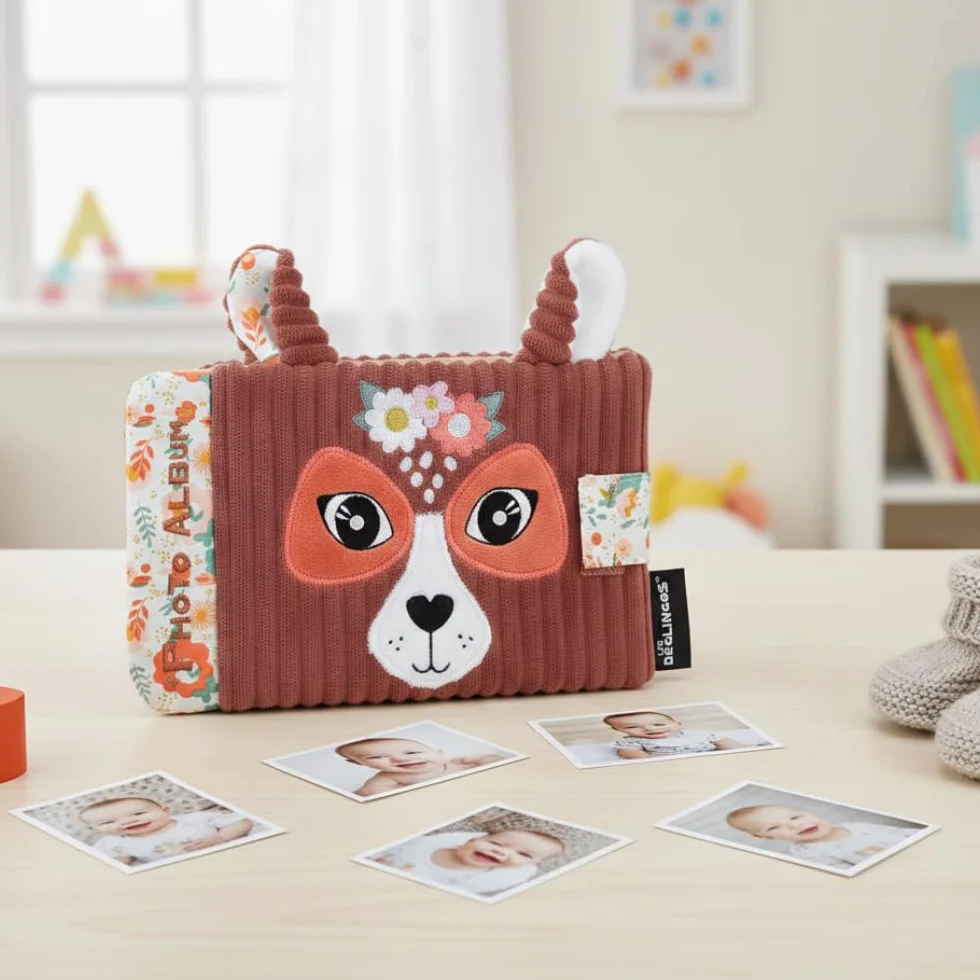 Les Déglingos Album Photos Bébé Melimelos la Biche 10 Pochettes 10x15cm Terracotta