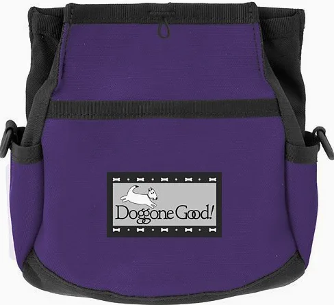 Doggone Good Rapid Rewards Deluxe Dog Training Bag with Belt by (Purple) by