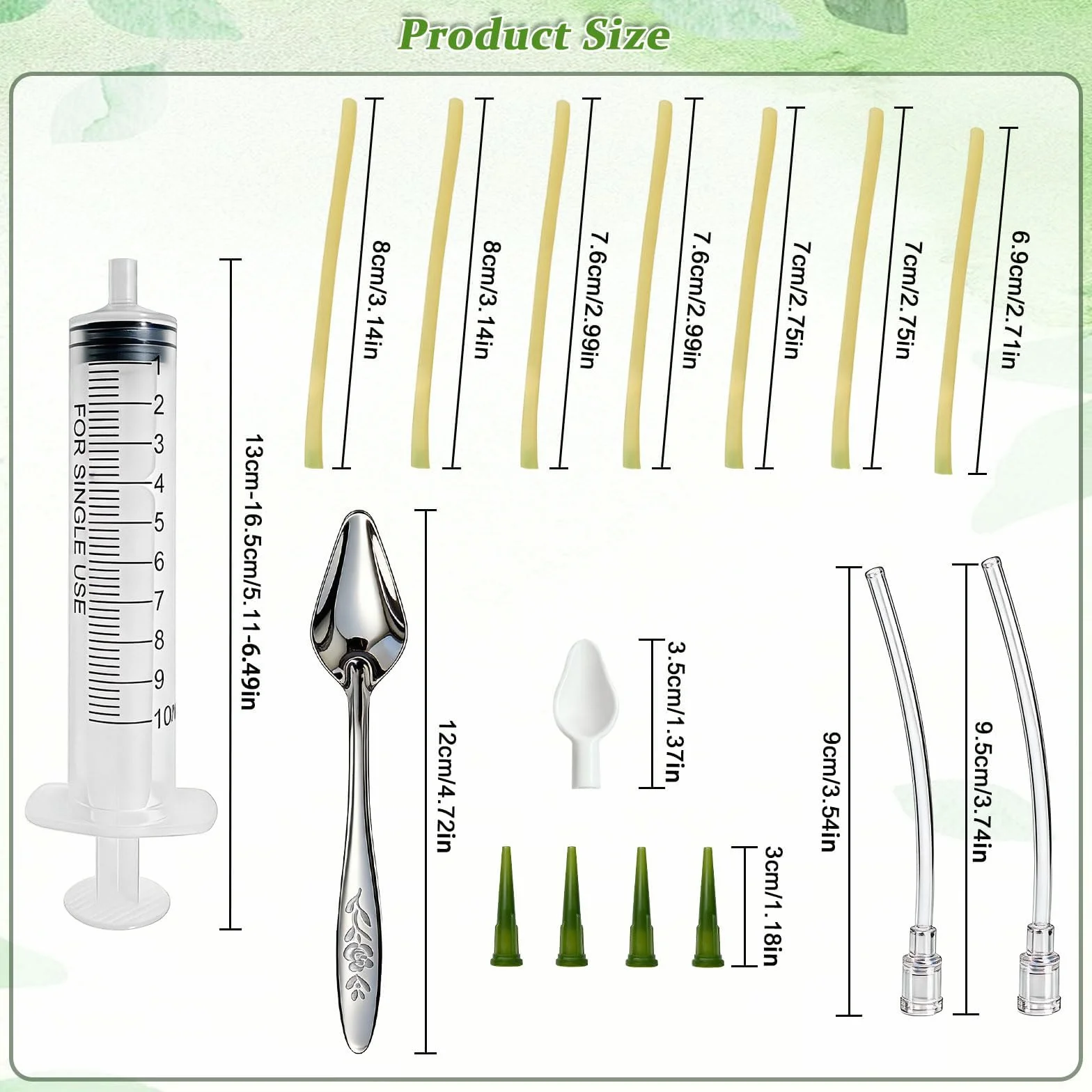 Seringue avec Tuyau d'Alimentation 10ml pour Jeunes Oiseaux Perroquets