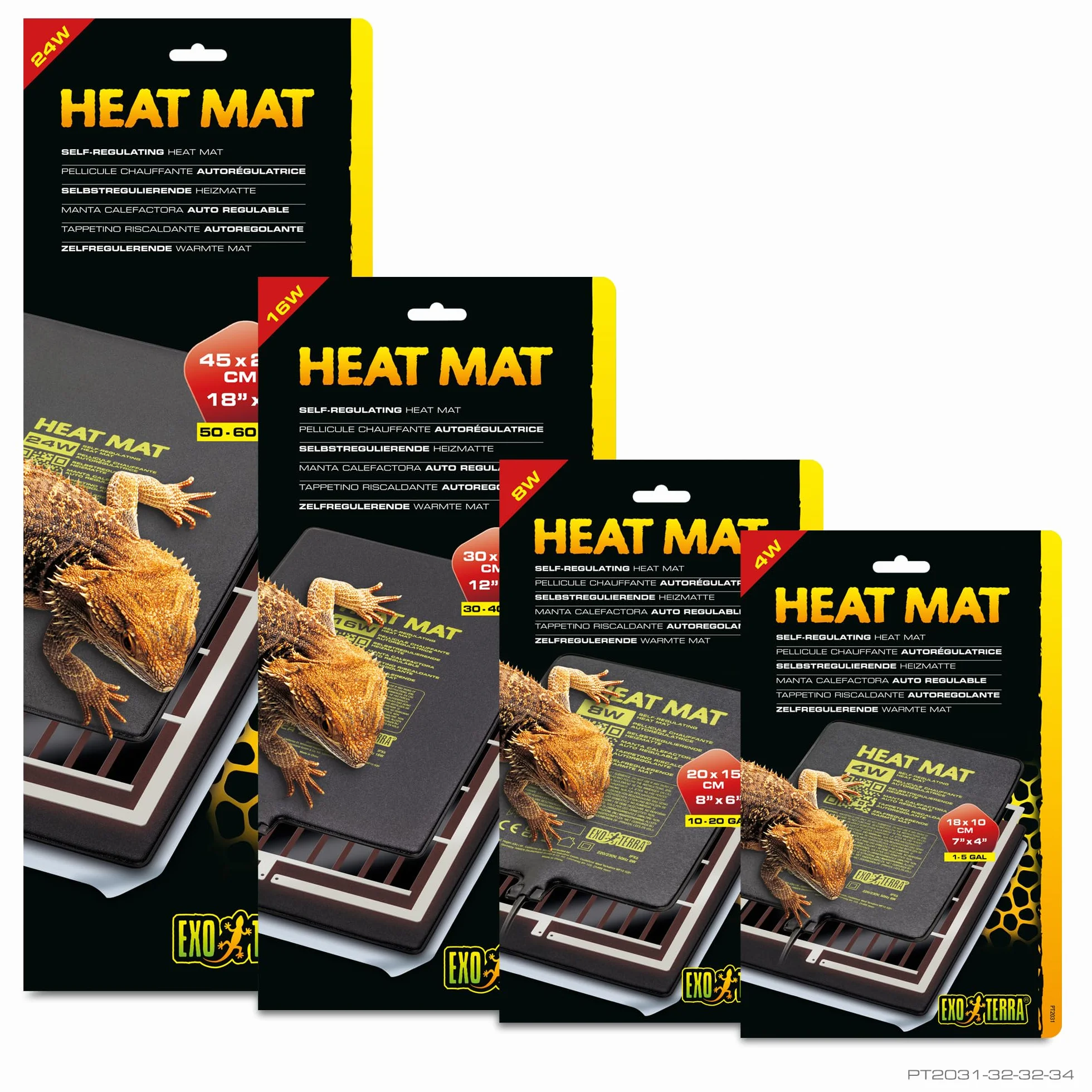Exo Terra Couverture Thermique Automatique réglable 16 W pour Reptiles