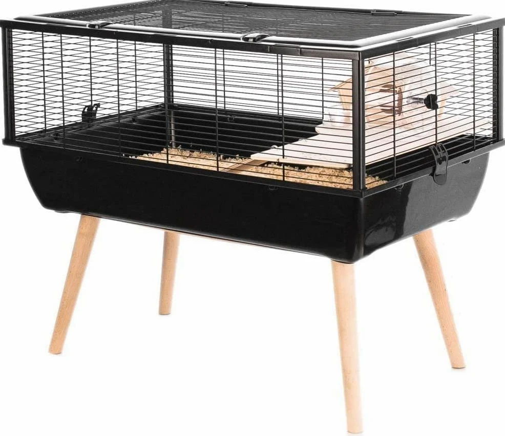 Zolux Cage Neo Nigha Petit Rongeur L 77.5 X P 47.5 X H 64.5 Cm Noire