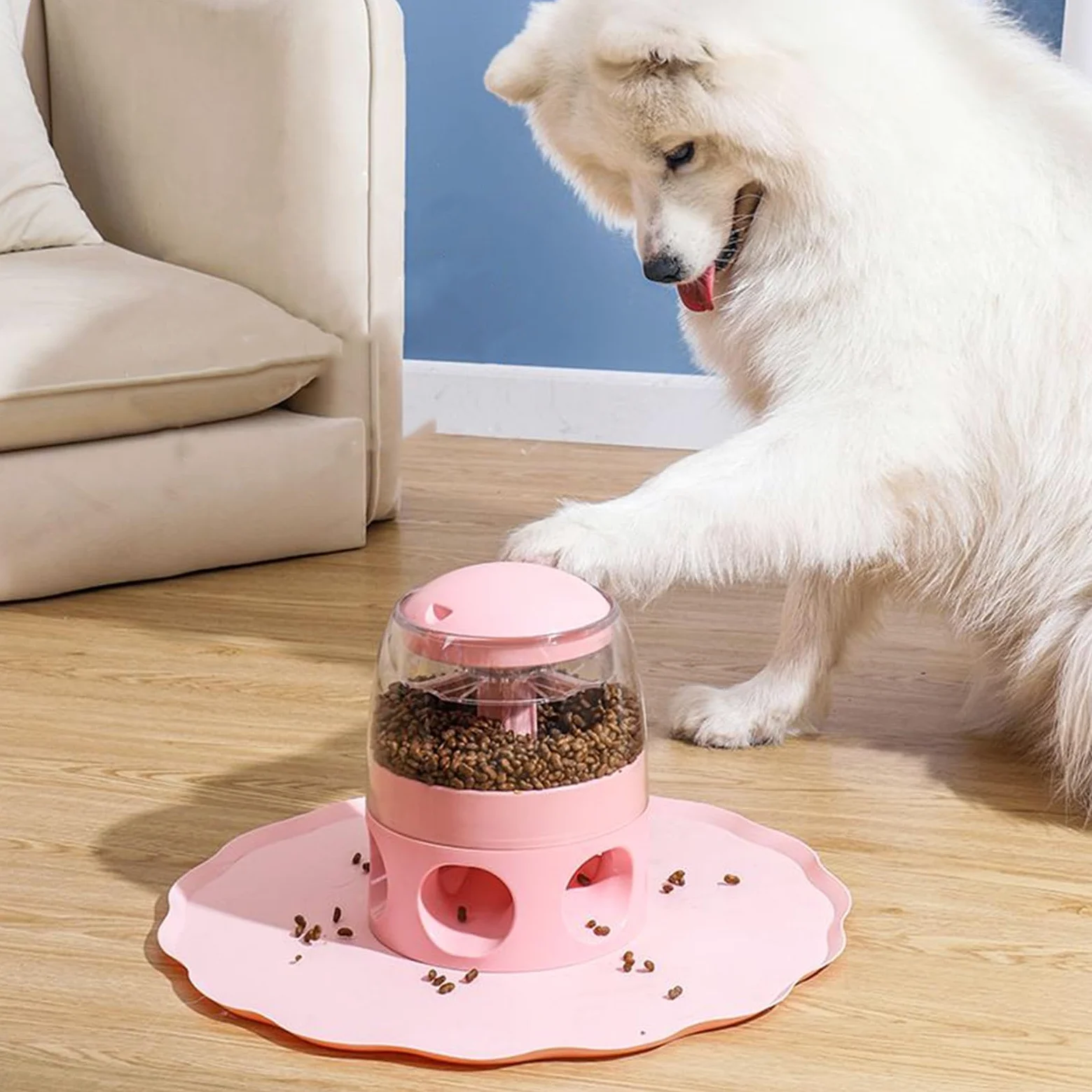 Distributeurs De pour Chien - Jouet Interactif de Distribution | de pour Chien | Mangeoire Antidérapante pour Stimulation Mentale,Stimulation Mentale et Anti-Ennui pour