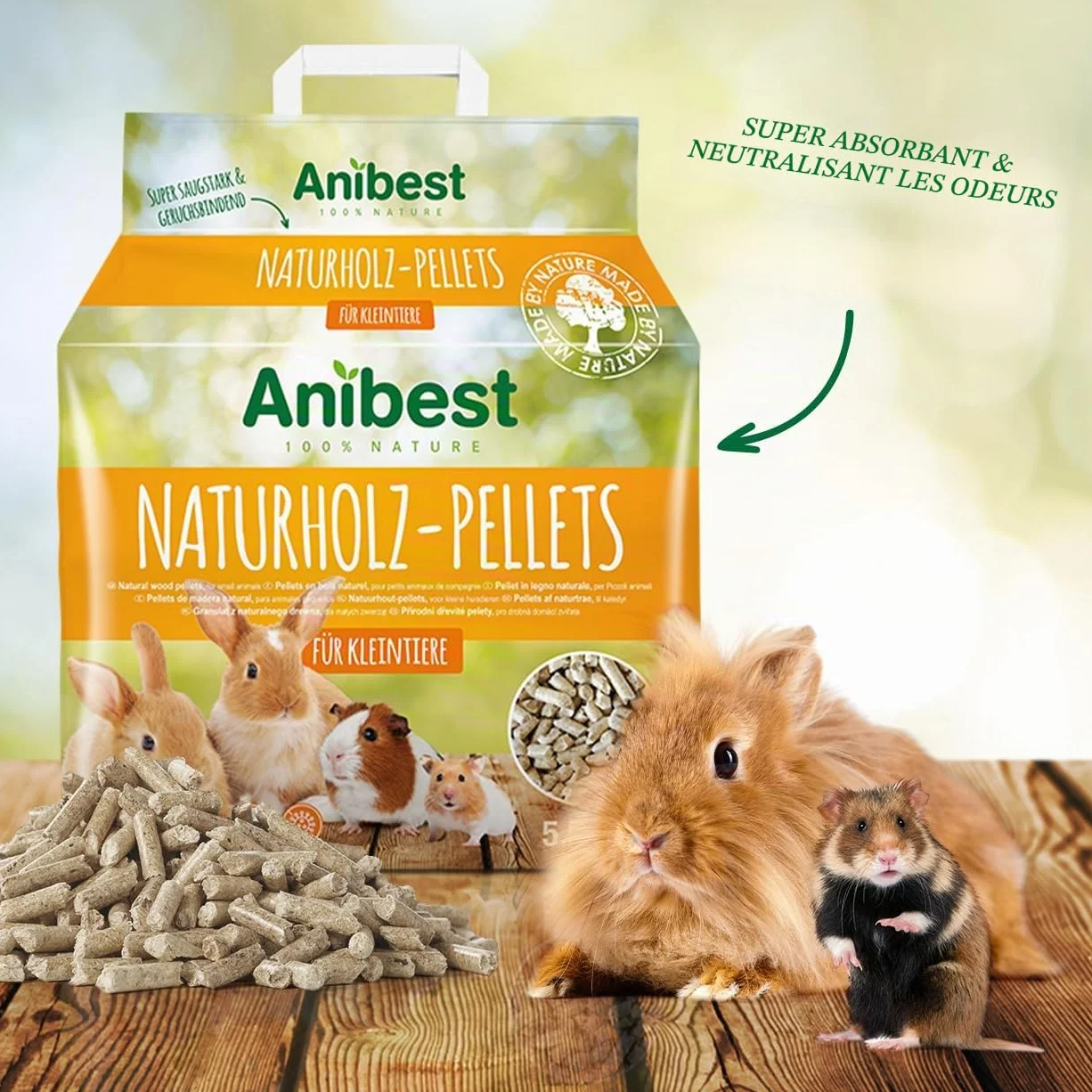 Anibest Granulés pour Petits Animaux 5,5 kg
