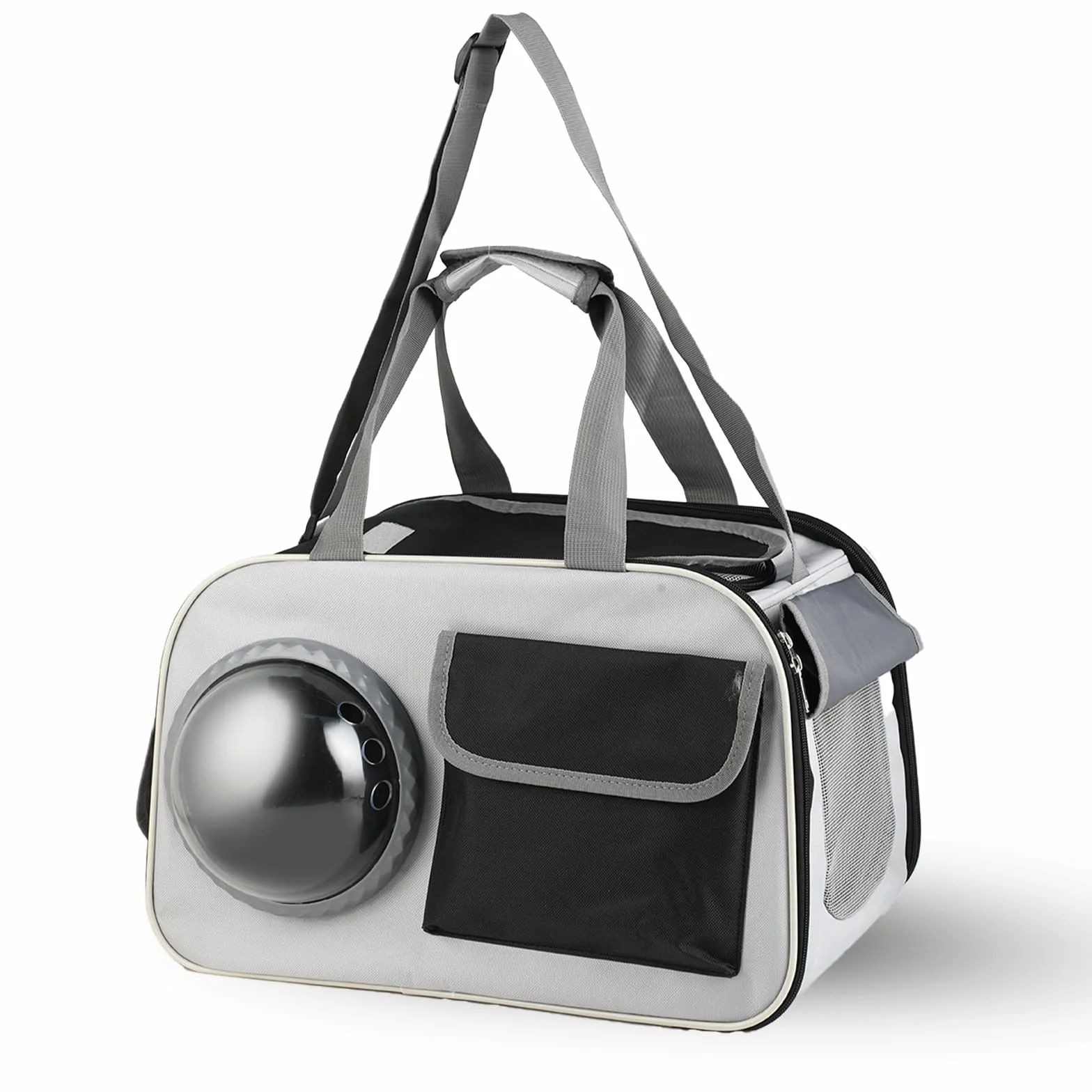 Sac de Transport pour Chat et Chien 45x26x28cm Sac-à-Dos Portable Tissu Respirant Voyage Animaux 8kg Léger Confortable