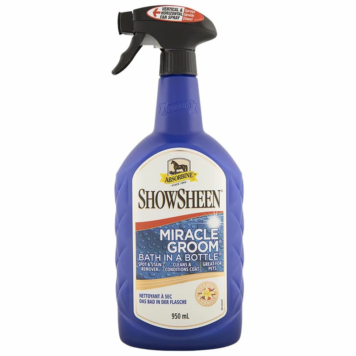 Absorbine Miracle Groom Bouteille Mixte, Blanc, 950ml