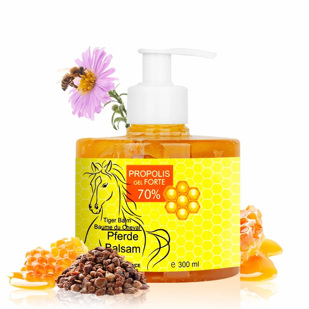 Gel Propolis Réparateur Naturel 100% Soin Cicatrisant pour Chevaux Chiens Chats 300 ml