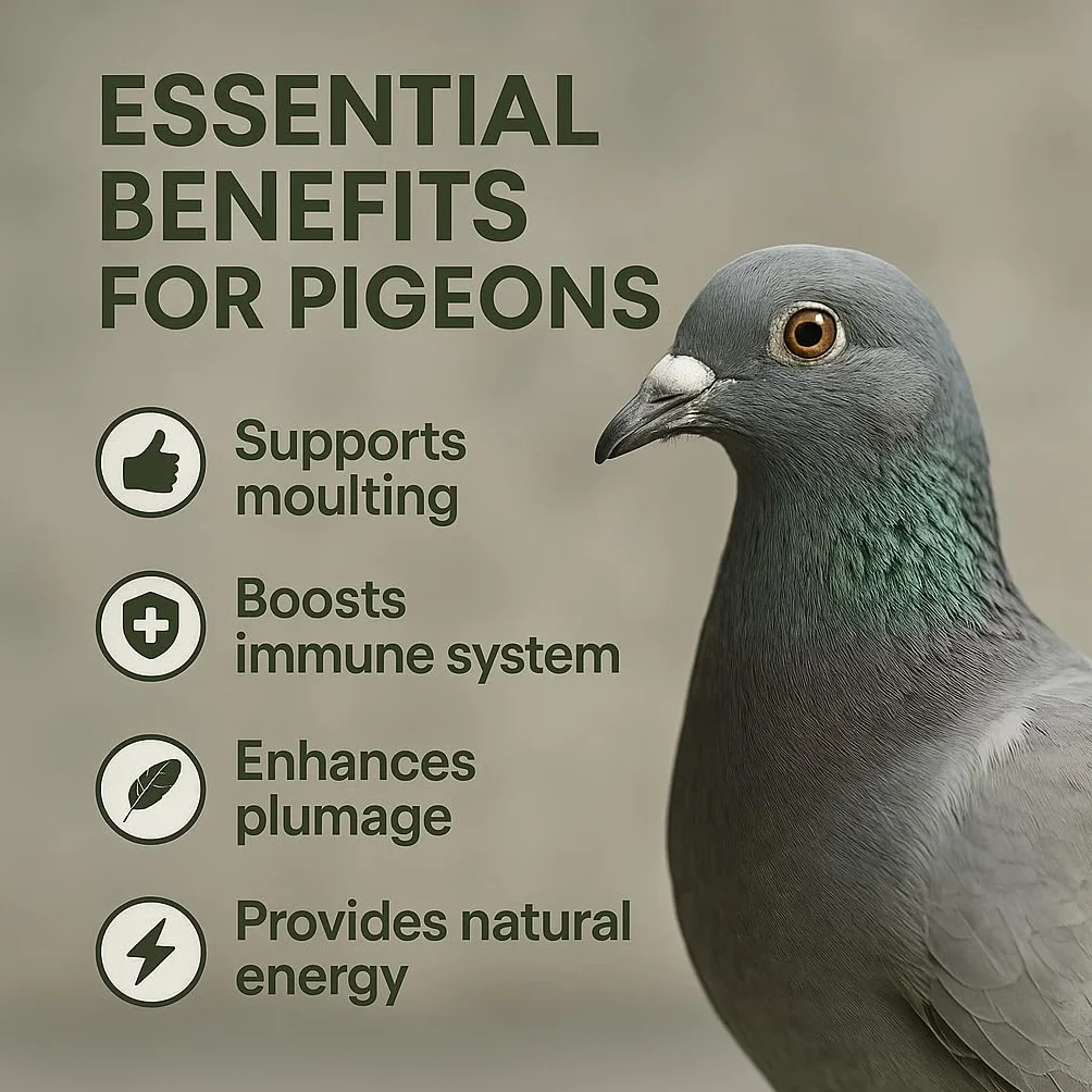 GiDeli Nourriture pour pigeons 5 kg - Mélange protéines graines oléagineuses céréales élevage sport