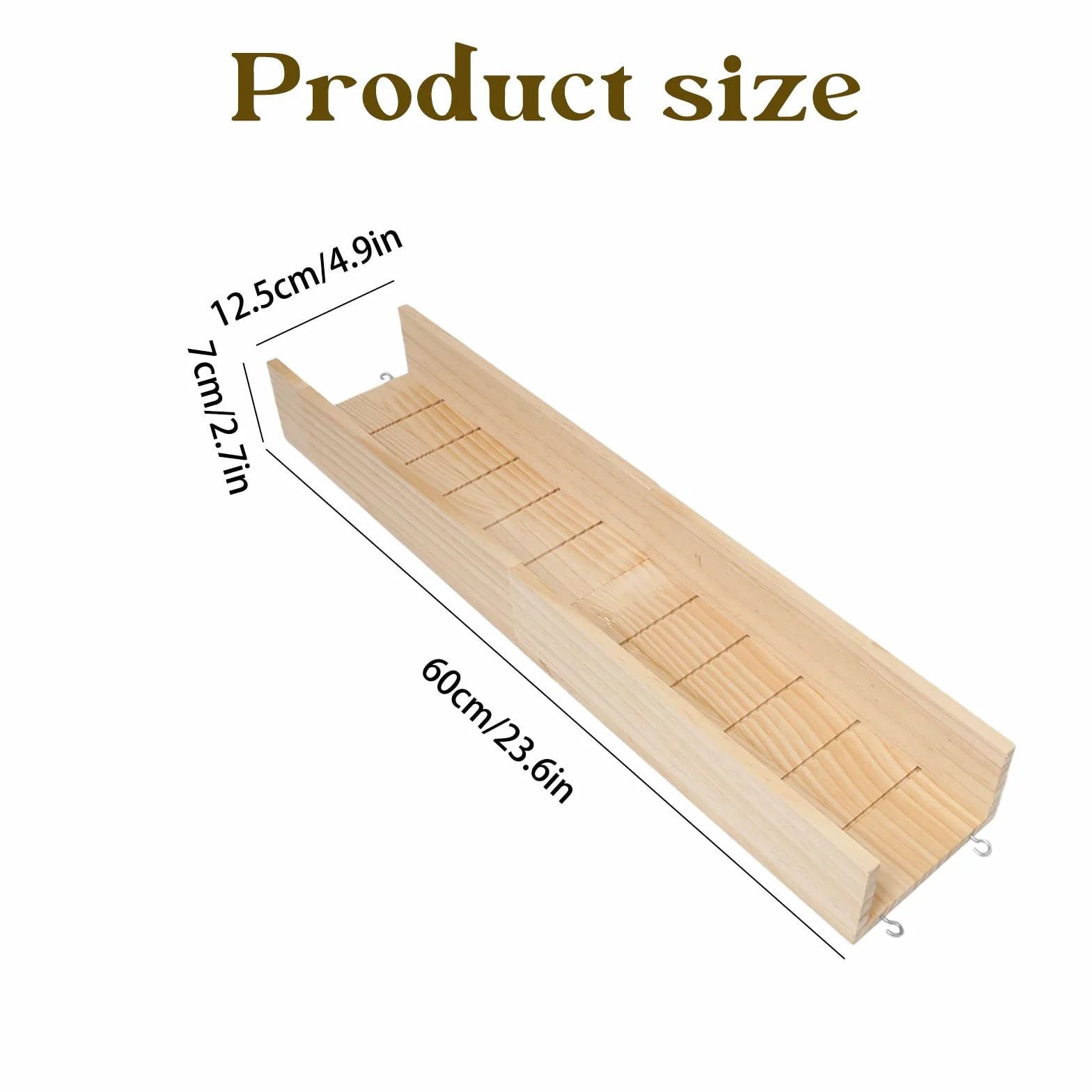 Rampe en Bois pour Cage de Cochon d'Inde 60cm Escalier Hamster Échelle Rongeur