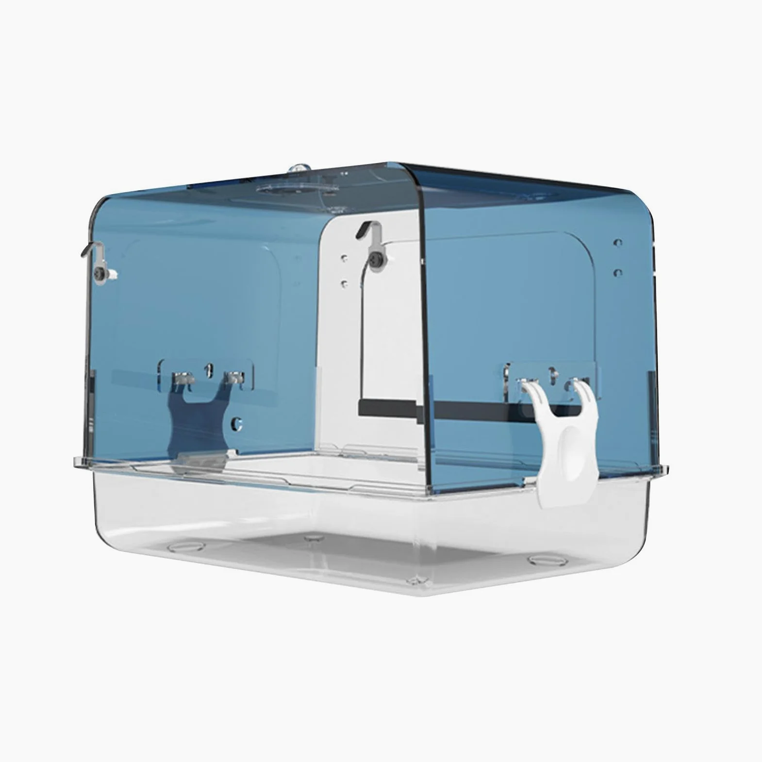 Baignoire Spa pour Oiseaux pour à Plumes, Bleu