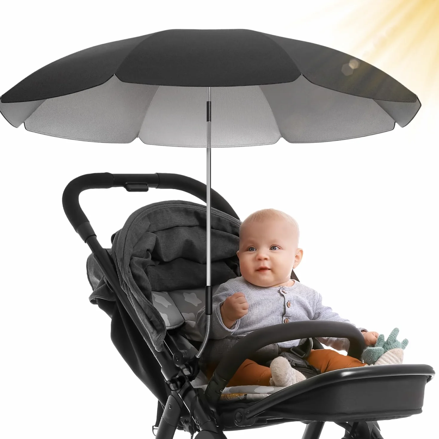STYNGARD Parasol Poussette UV 50+ 70 cm ROME