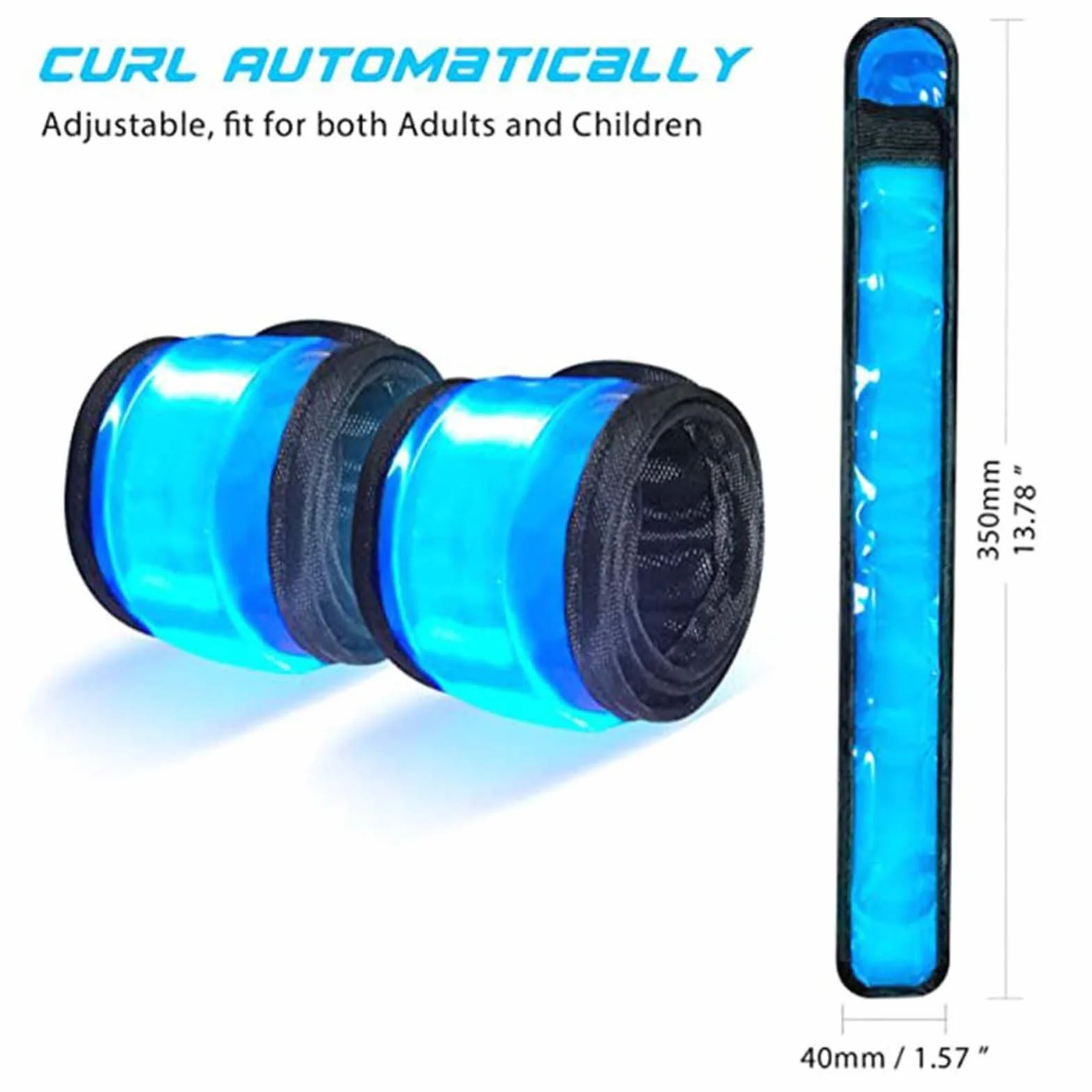 Sangles réfléchissantes pour chevaux – Bandes de cheville LED en nylon durable avec lumière vive, accessoires équestres de sécurité réglable