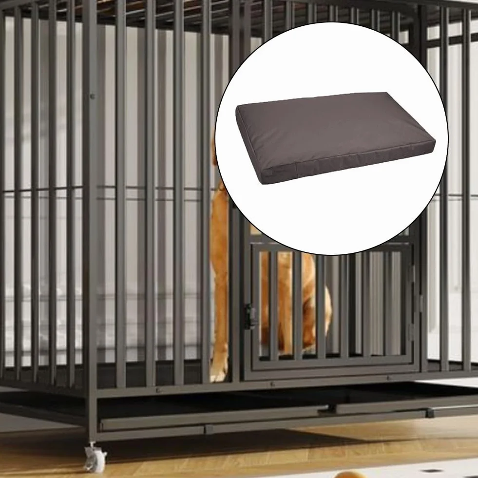 Housse de matelas pour chien Oxford 210D Imperméable Noir 76 x 51 x 10 cm