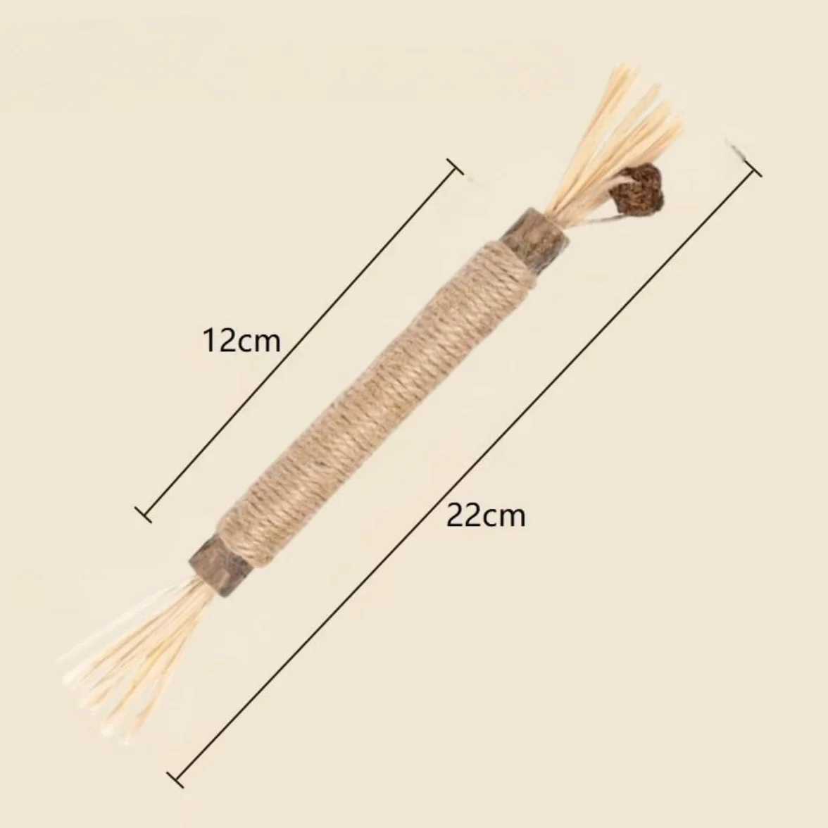 Bâtonnets Herbe à Chat Naturels 6 Pièces Jouet Interactif Nettoyage des Dents Anti-Tartre