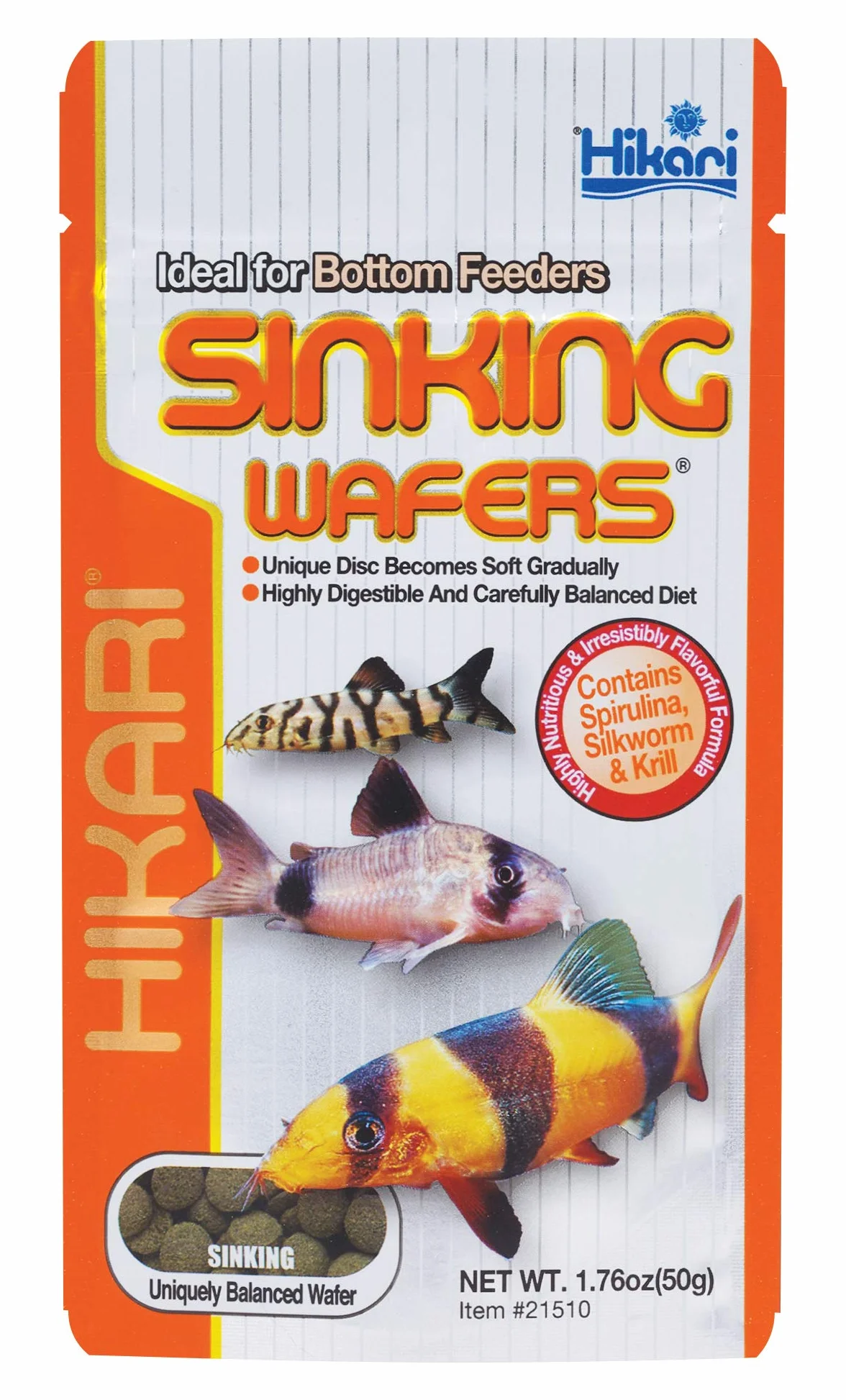 Hikari Gaufrettes coulantes pour Animaux de Compagnie 50 g