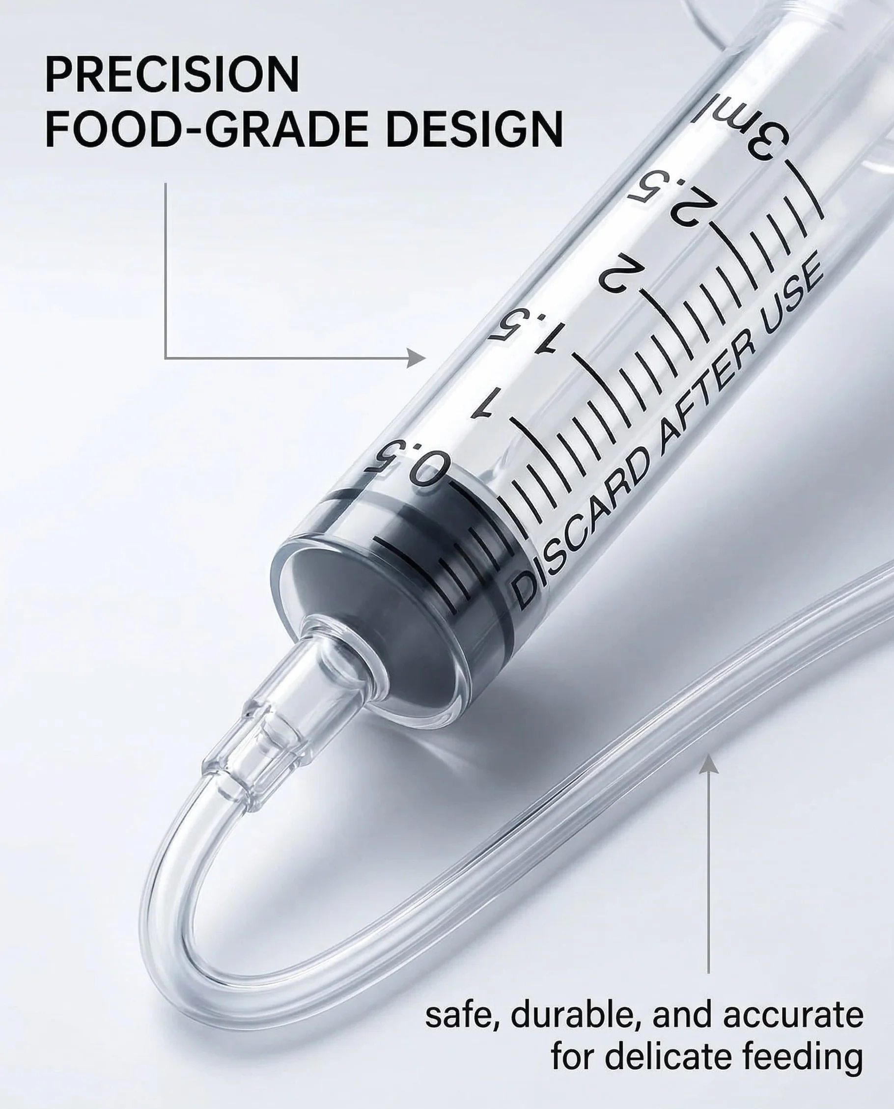Set sondes alimentation oisillons 11 pièces seringues 3ml 5ml 10ml boîte repas