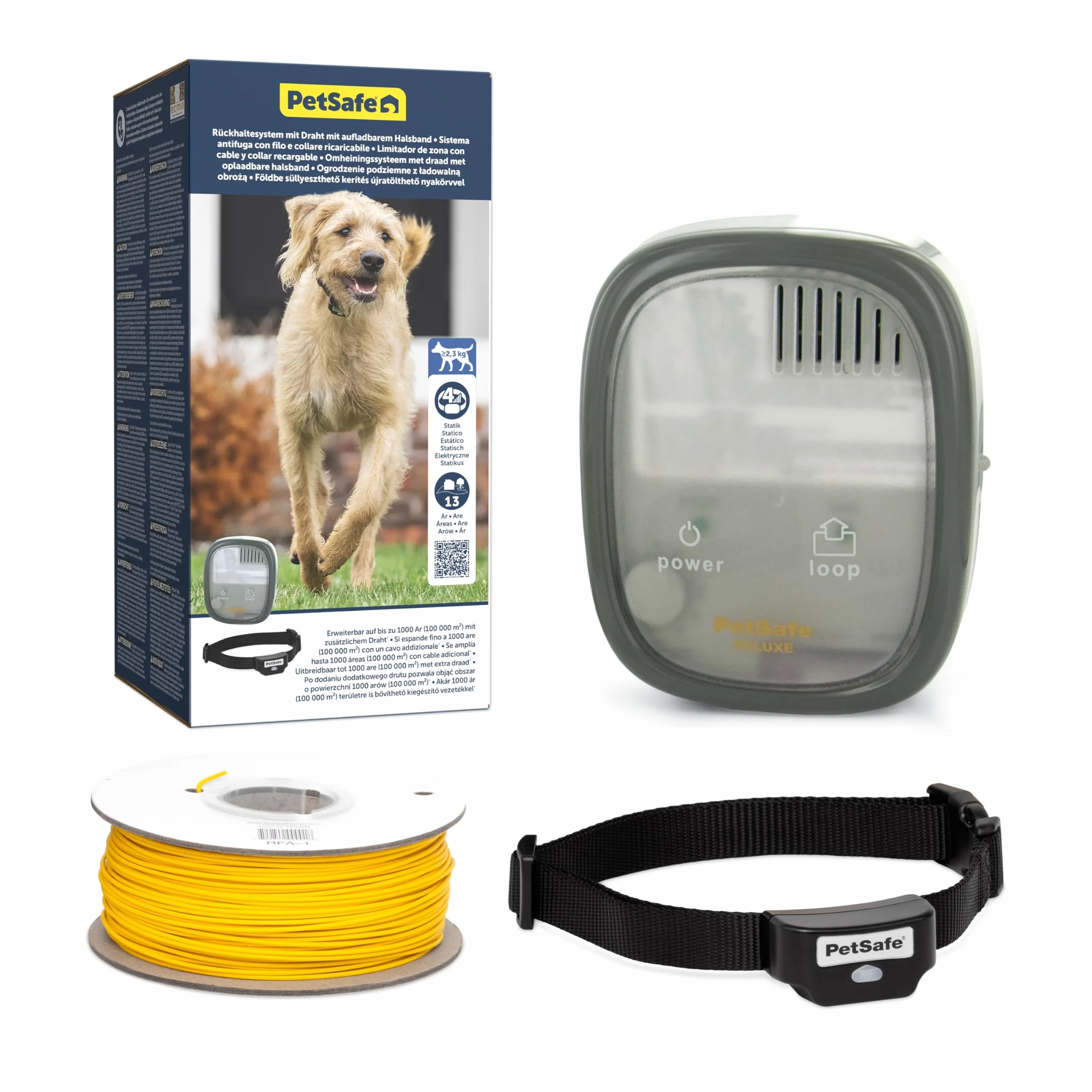 PetSafe PIG19-16413 Clôture Anti-Fugue Filaire Collier Rechargeable Étanche
