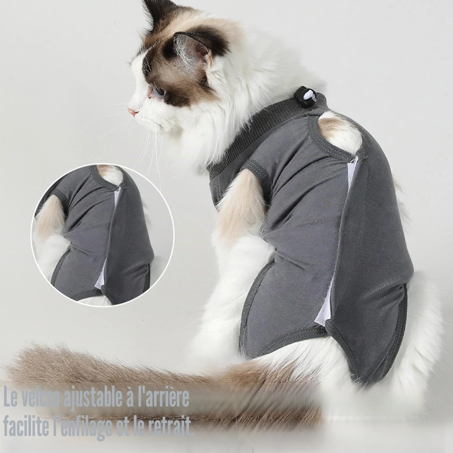 Combinaison de Récupération pour Chat Après Stérilisation Gilet 2 PCS Body Post Opératoire