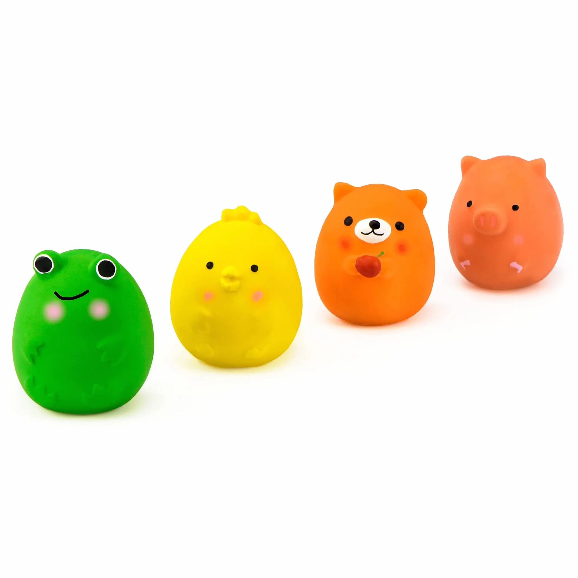 Jouets couinement pour Chiens Latex Chiwava 6 cm 4 pièces