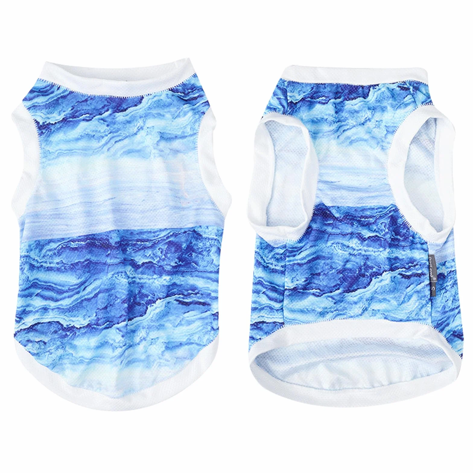 Gilet Rafraîchissant pour Chien, Veste de Refroidissement Respirante Manteau Protection Contre Le Soleil Activités Extérieures