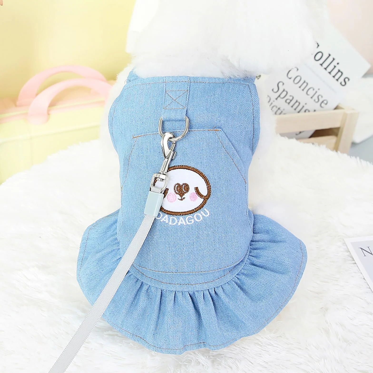 Jupe de Luxe pour Chien Robe Princesse Mariage Soirée Chiots Petite Fille