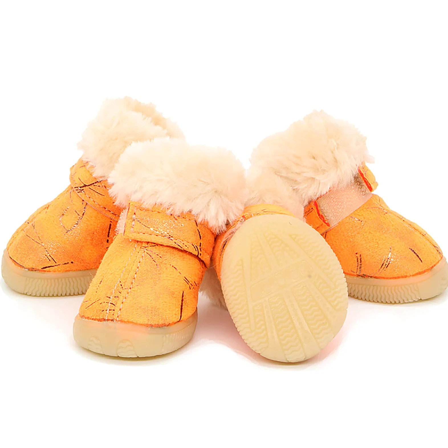 Chaussures de Chien Bottes Chien Chaussure Chien Imperméables pour Petit Moyen Grand Chien Chaussures pour Chiens 4 Pcs