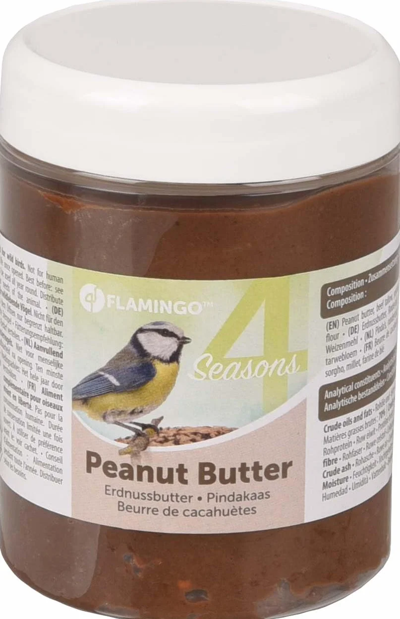Nourriture pour Oiseaux Sauvages Flamingo Beurre de Cacahuète sans Sel 330g