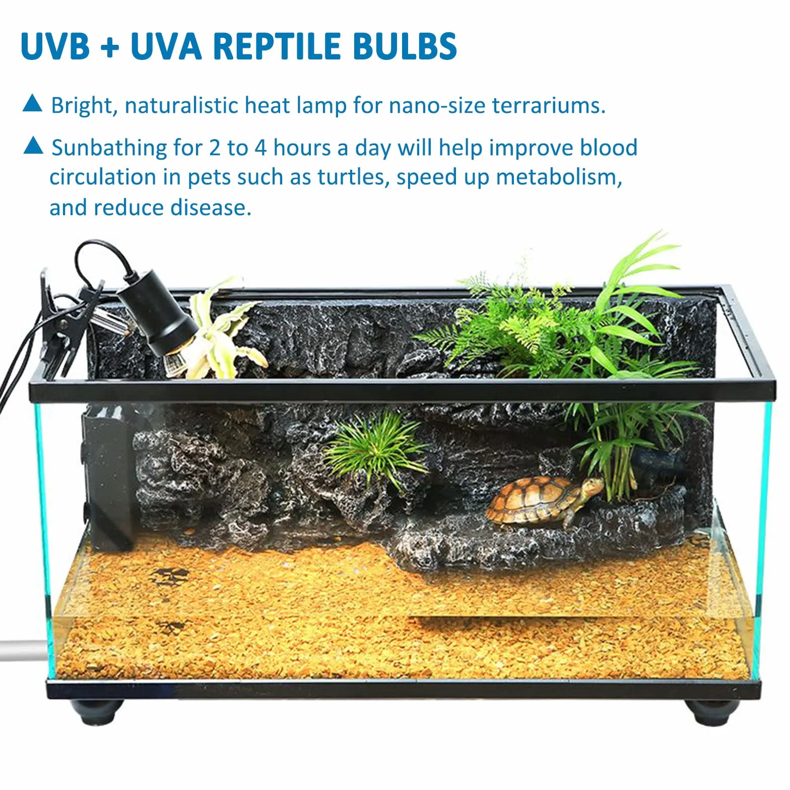 Ampoule Chauffante Reptile UVA UVB E27 25W Dimmable 230V 4 Pièces