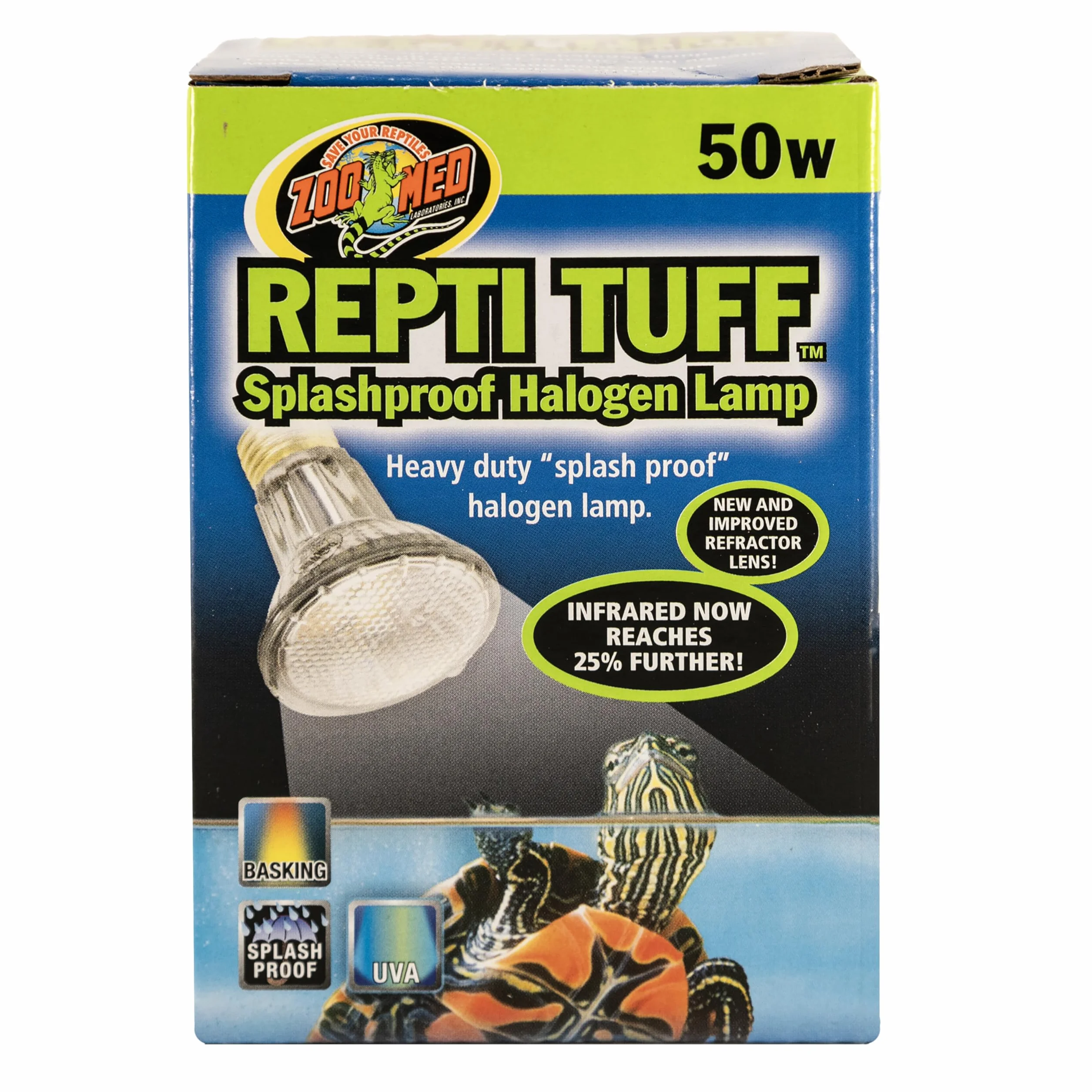 Zoo Med Turtle Tuff Lampe à Halogène 50 W pour Reptile Amphibien