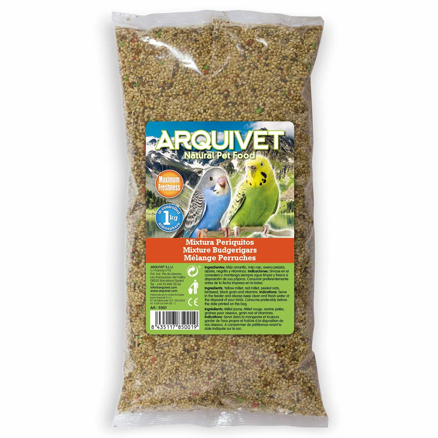 Arquivet Miixtura Periquito 1 kg