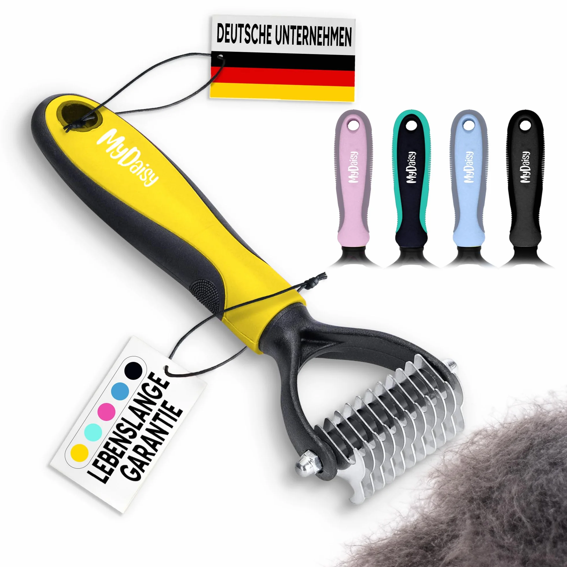 MYDAISY Brosse et Peigne pour Chiens à Poils Longs et Sous-Poil