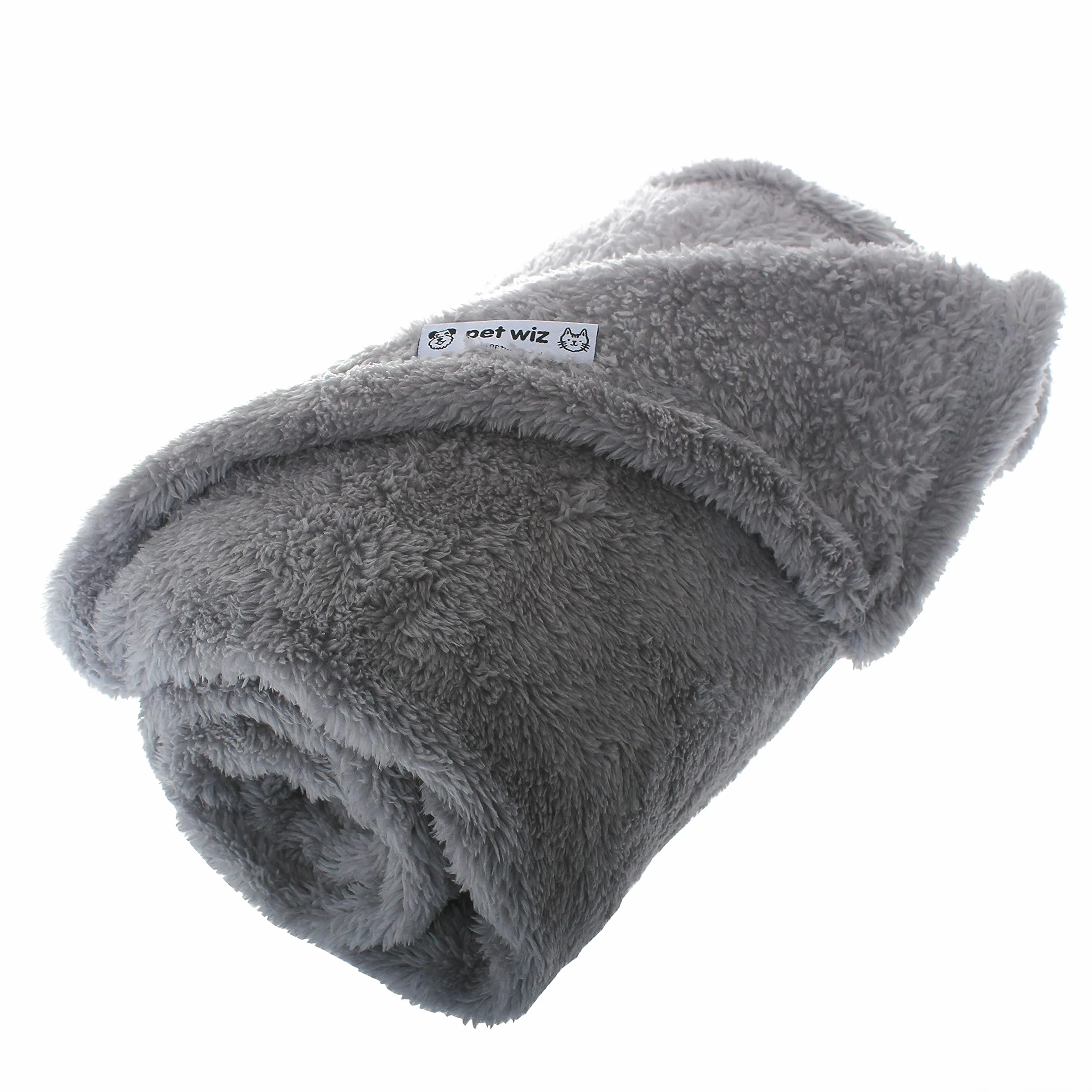 Couverture polaire lavable pour chats et chiens Gris 80 x 100 cm