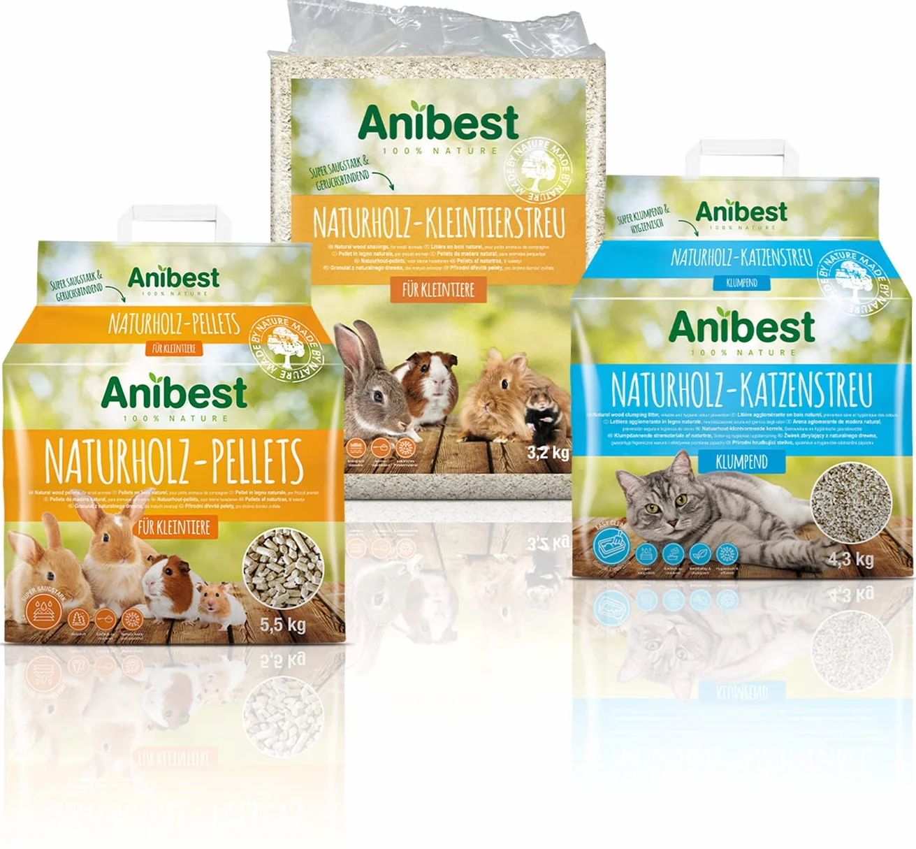 Anibest Granulés pour Petits Animaux 5,5 kg